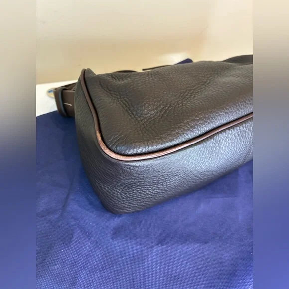 Vintage Dooney & Bourke East West Brown Classic Slouch-Style Shoulder Bag - Picture 9 of 12